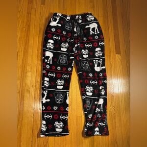 Star Wars Fuzzy Holiday PJ Pants – Adult Small